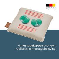 Beurer MG 139 BEIGE Shiatsu-Massagekissen Massagekussen Beige - thumbnail