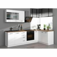 ATLAS Hoge kast met 1 deur - Wit decor - L 40cm - thumbnail