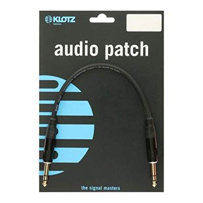 Klotz B-3 B3PP1K0060 audiokabel 6.3mm jack 3p verguld 0.6m
