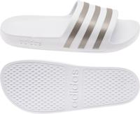 adidas Adilette Aqua Slippers Wit Zilver Wit - thumbnail