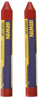 Irwin Rood krijt, gekarteld 2 in verpakking - 666012