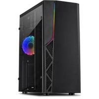 Inter-Tech B-02 RGB midi tower behuizing - thumbnail