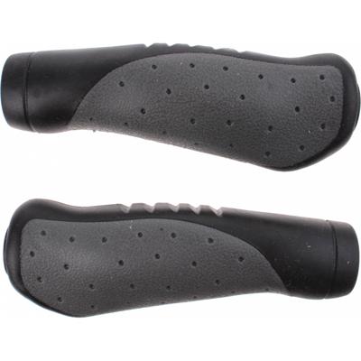 Qtcycletech Qt cycle tech handvatten 135 mm grijs-zwart blister 0502122