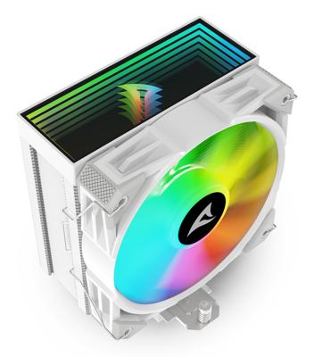 Sharkoon a50 rgb cpu-koeler (wit, 4-pins pwm fan-connector)