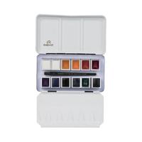 Rembrandt Aquarelverf metalen set Dekwit Mengkleuren - 12 napjes + penseel - thumbnail