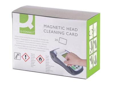 Q-CONNECT reinigingskaart, voor kaartlezers, pak van 20 stuks