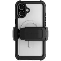 Ghostek Nautical Waterproof MagSafe Case + Belt Swivel Holster Apple iPhone 16 Plus Clear - thumbnail