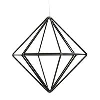Ginger Ray BW-440 Zwart Metalen Geometrische Decoratie - Small - thumbnail