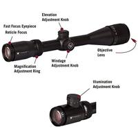 Vortex Crossfire II 3-9x40 Rifle Scope, V-Brite Dradenkruis (MOA) - thumbnail