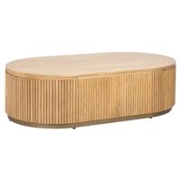 Richmond Ovale Salontafel 'Belfort' Eikenhout, 140cm - thumbnail