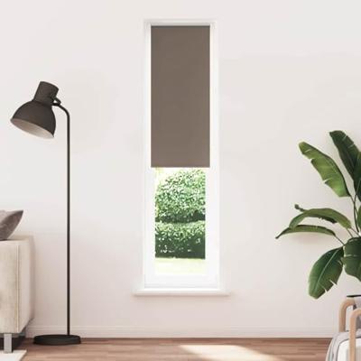 VidaXL Rolgordijn verduisterend koffie 60x210 cm stofbreedte 55,7 cm