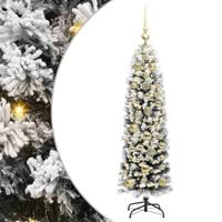 VidaXL Kunstkerstboom groen 150 cm pvc en staal en kunststof - thumbnail