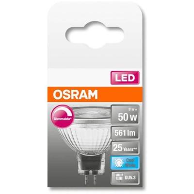 OSRAM HOMELIGHTING 4058075433748 LED-lamp Energielabel F (A - G) GU5.3 Reflector 6.8 W = 50 W Koudwit (Ø x l) 50 mm x 44 mm 1 stuk(s)