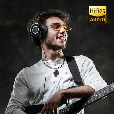 OneOdio Monitor 60 Over Ear koptelefoon Kabel Stereo Zwart High-Resolution Audio Vouwbaar, Zwenkbare oorschelpen Studio