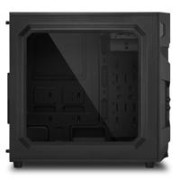 Sharkoon Sharkoon VG7-W RGB - Tower - ATX - Seitenteil mit Fenster (Acryl) Midi-tower PC-behuizing Zwart - thumbnail
