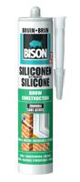 Siliconenkit Bouw Bruin Koker 300 ml Bison - Bison - thumbnail