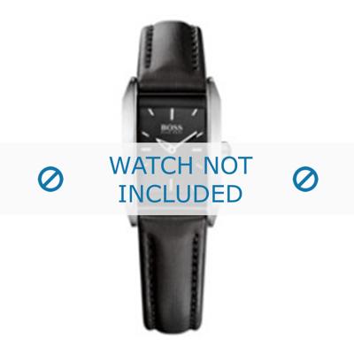 Hugo Boss horlogeband 1502233 / HB-124-3-14-2287 / HB659302278 Leder Zwart 15mm + zwart stiksel Hugo Boss horlogeband 1502233 / HB-124-3-14-2287 / HB659302278 Leder Zwart 15mm + zwart stiksel