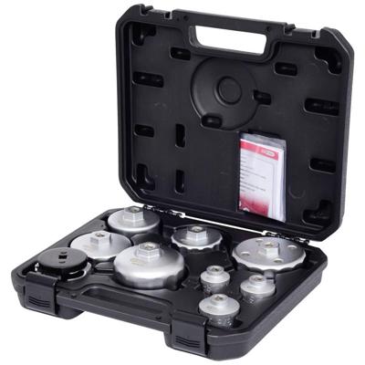 KS Tools NEW-49345 Set oliesleutels voor oliefilters- en filterhuisdeksels, 9-delig KS Tools NEW-49345 Set oliesleutels voor oliefilters- en filterhuisdeksels, 9-delig