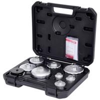 KS Tools NEW-49345 Set oliesleutels voor oliefilters- en filterhuisdeksels, 9-delig - thumbnail
