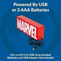 Marvel logo lamp - thumbnail