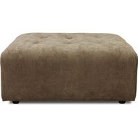 HKliving Vint hocker Corduroy Rib Brown - thumbnail