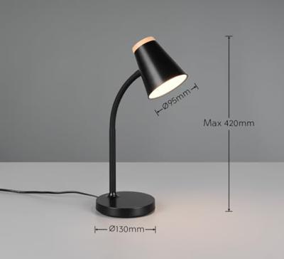 Trio TafellampPongo zwart - R55831102