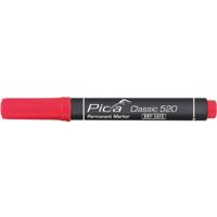 Pica Permanentmarker | rood | streepbreedte 1-4 mm | ronde punt | 10 stuks - 520/40 - 520/40 - thumbnail