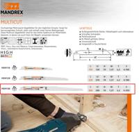 Reciprozaagblad 300mm Mandrex Multicut (2 st.) - thumbnail