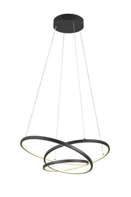 Trio Vide hanglampDarvin zwart - 62cm - 349110132
