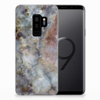Samsung Galaxy S9 Plus | TPU | Siliconen hoesje | Marmer Grijs