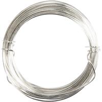Creativ Company Verzilverd draad, dikte 0,4 mm, verzilverd, 20 m/ 1 rol - thumbnail