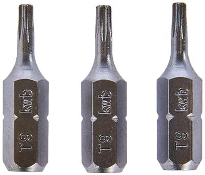 kwb 121209 TX-bit Aandrijving: 1/4 (6,3 mm) Uitvoering: TX TX 9 25 mm