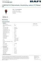 RAFI 1.15.154.006/0301 RACON Druktoets 35 V 0.1 A Moment (l x b x h) 25 x 25 x 45.1 mm 1 stuk(s) - thumbnail