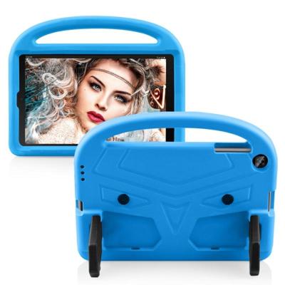 Schokbestendige EVA bumper case met handvat & houder voor Galaxy tab A 10 1 T510/T515 (blauw) Schokbestendige EVA bumper case met handvat & houder voor Galaxy tab A 10 1 T510/T515 (blauw)
