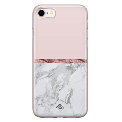 iPhone 8/7 siliconen telefoonhoesje - Rose all day