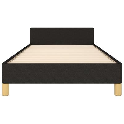 Bedframe zonder matras 100x200 cm stof zwart