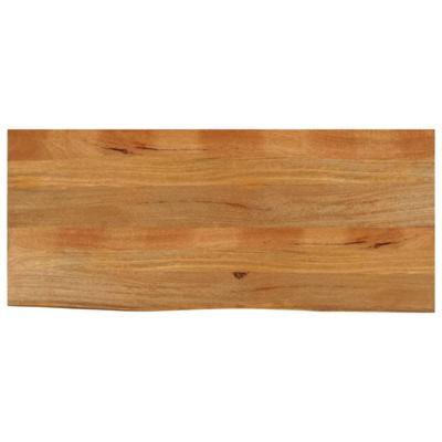 Tafelblad met natuurlijke rand 140x60x2,5 cm massief mangohout
