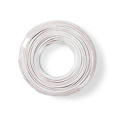 Nedis Speaker-Kabel | 2x 2.50 mm² | CCA | 100 m | Wit | 1 stuks - CAGW2500WT1000 CAGW2500WT1000 - thumbnail