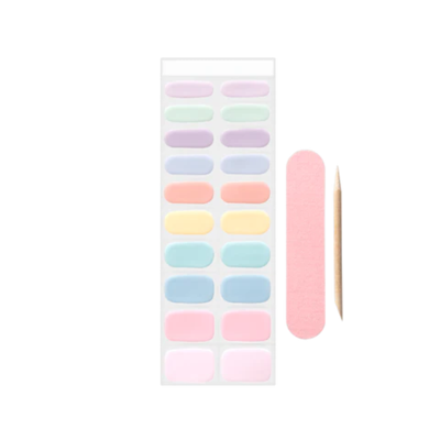 The CouCou Club Coucou Gel Nail Wraps Pastel Party 1Stuks The CouCou Club Coucou Gel Nail Wraps Pastel Party 1Stuks