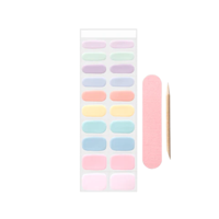 The CouCou Club Coucou Gel Nail Wraps Pastel Party 1Stuks - thumbnail