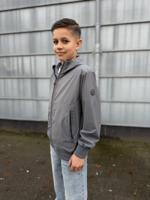 Hooded Four Way Stretch Jacket Pewter - thumbnail