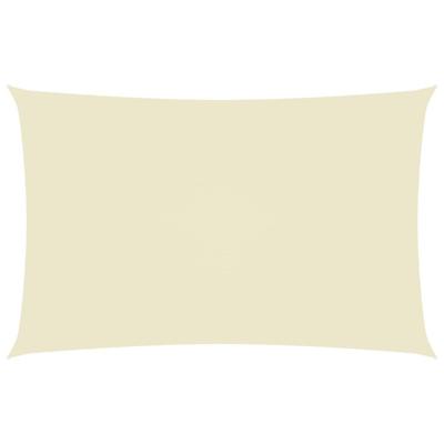 Zonnescherm rechthoekig 5x8 m oxford stof crmekleurig