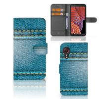 Samsung Galaxy Xcover 5 | Wallet Case | met Pasjes | Jeans - thumbnail