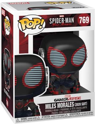 Spider-Man Miles Morales Funko Pop Vinyl: Miles Morales 2020 Suit