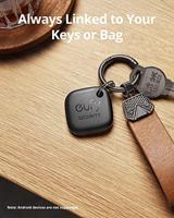 Eufy Security SmartTrack Link-sleutelzoeker (zwart, 2-pack), compatibel met Apple Find My (iOS), Key Finder, Bluetooth-tracker voor oortelefoons en bagage, telefoonzoeker, waterdicht - thumbnail