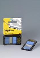 Post-it index standaard, ft 24,4 x 43,2 mm, houder met 50 tabs, turkoois - thumbnail