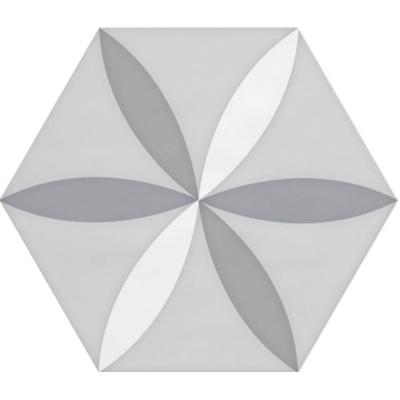 Tegel Vodevil Decor White Meerkleurig Glans Keramiek 17.5x17.5