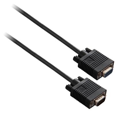 VGA-kabel V7 V7N2VGAXT-10F-BK Zwart 3 m