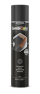 Rust-Oleum Combicolor spuitbus zwart hamerslag 400ml