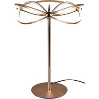 LED Tafellamp 20W - Dimbaar Warm Wit 3000K - Mat Goud Aluminium - thumbnail